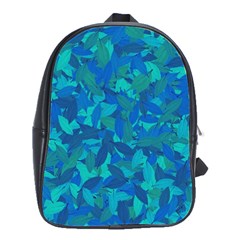 Blue Autumn School Bags(large)  by Valentinaart