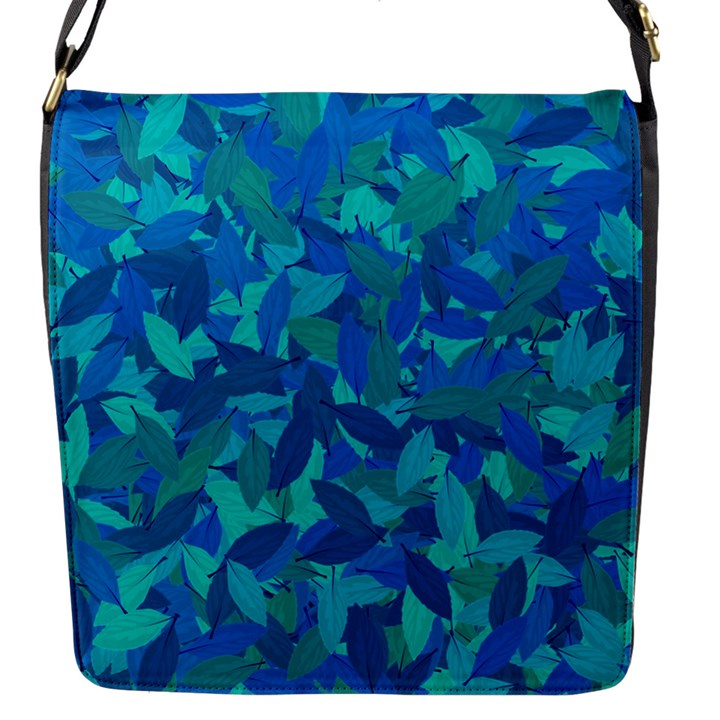 Blue autumn Flap Messenger Bag (S)