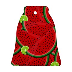 Watermelon Slices Ornament (bell) by Valentinaart