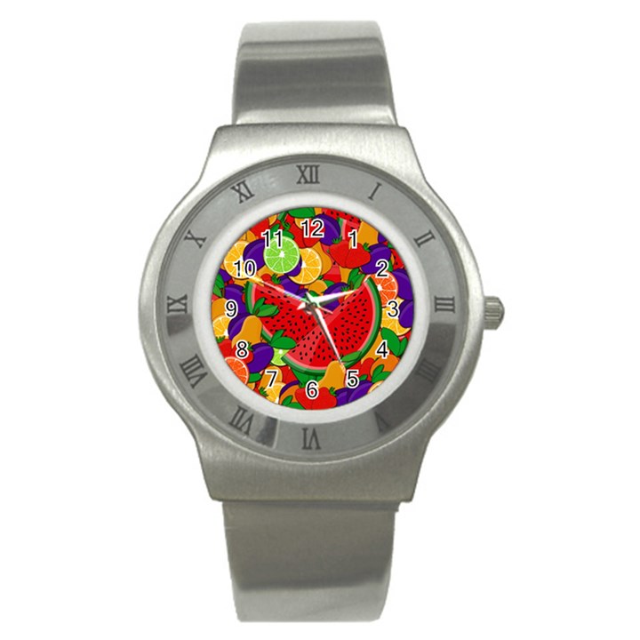 Summer fruits Stainless Steel Watch