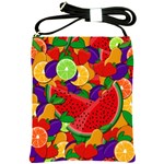Summer fruits Shoulder Sling Bags Front