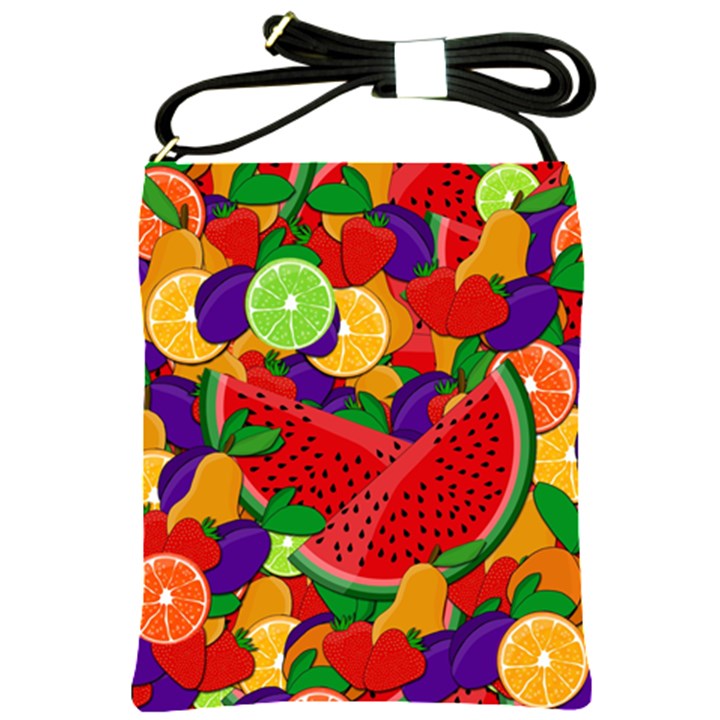Summer fruits Shoulder Sling Bags