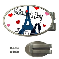 Valentine s Day - Paris Money Clips (oval)  by Valentinaart