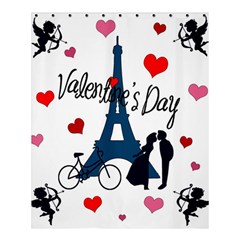 Valentine s Day - Paris Shower Curtain 60  X 72  (medium) 