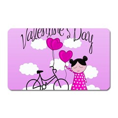 Pink Daydream  Magnet (rectangular) by Valentinaart