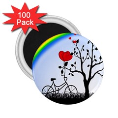 Love Hill - Rainbow 2 25  Magnets (100 Pack) 