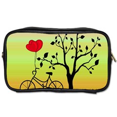 Love Sunrise Toiletries Bags by Valentinaart