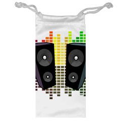 Loudspeakers - Transparent Jewelry Bag by Valentinaart