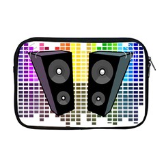 Loudspeakers - Transparent Apple Macbook Pro 17  Zipper Case by Valentinaart