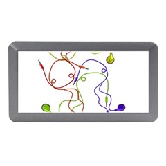 Colorful Earphones  Memory Card Reader (mini) by Valentinaart