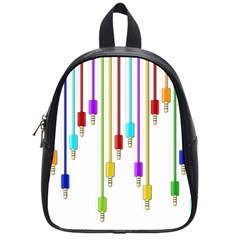 Plug In School Bags (small)  by Valentinaart