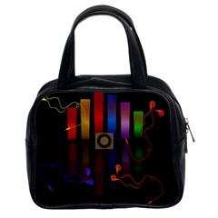 Energy Of The Sound Classic Handbags (2 Sides) by Valentinaart