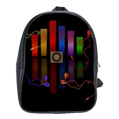 Energy Of The Sound School Bags (xl)  by Valentinaart