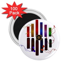 Energy Of The Sound 2 25  Magnets (100 Pack) 