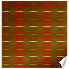 Fugly Christmas Xmas Pattern Canvas 16  X 16   by Nexatart