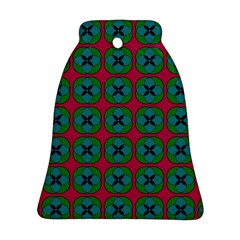 Geometric Patterns Bell Ornament (two Sides)