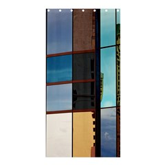 Glass Facade Colorful Architecture Shower Curtain 36  X 72  (stall)  by Nexatart