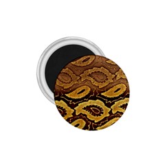 Golden Patterned Paper 1 75  Magnets by Nexatart