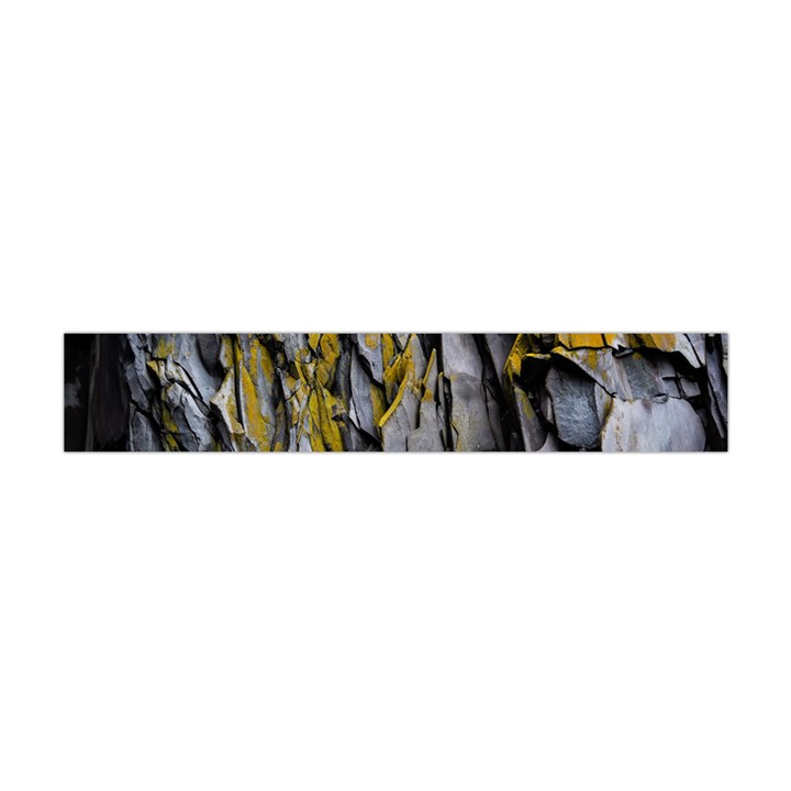 Grey Yellow Stone  Flano Scarf (Mini)