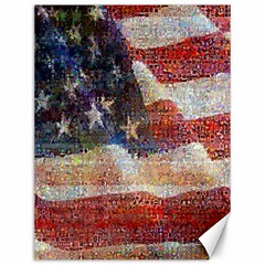 Grunge United State Of Art Flag Canvas 12  x 16  