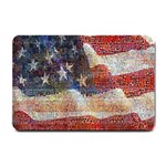 Grunge United State Of Art Flag Small Doormat  24 x16  Door Mat