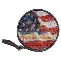 Grunge United State Of Art Flag Classic 20-CD Wallets