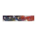 Grunge United State Of Art Flag Flano Scarf (Mini) Back