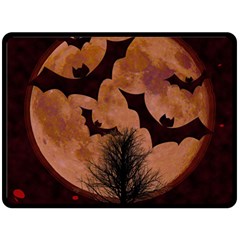 Halloween Card Scrapbook Page Fleece Blanket (large)  by Nexatart