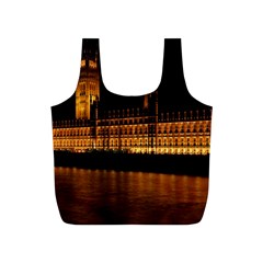 Houses Of Parliament Full Print Recycle Bags (s)  by Nexatart