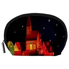 Market Christmas Light Accessory Pouches (large)  by Nexatart