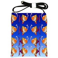 Illustration Fish Pattern Shoulder Sling Bags by Nexatart