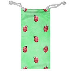 Ladybug Pattern Jewelry Bag by Nexatart