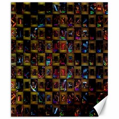 Kaleidoscope Pattern Abstract Art Canvas 20  X 24   by Nexatart