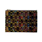 Kaleidoscope Pattern Abstract Art Cosmetic Bag (Large)  Front