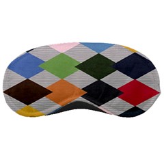 Leather Colorful Diamond Design Sleeping Masks