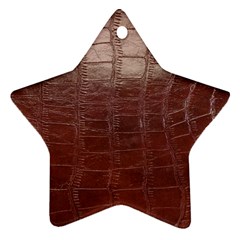 Leather Snake Skin Texture Ornament (star)