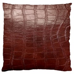 Leather Snake Skin Texture Large Cushion Case (one Side)