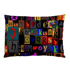 Letters A Abc Alphabet Literacy Pillow Case (two Sides) by Nexatart