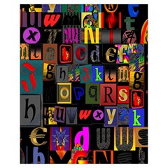 Letters A Abc Alphabet Literacy Drawstring Bag (small) by Nexatart