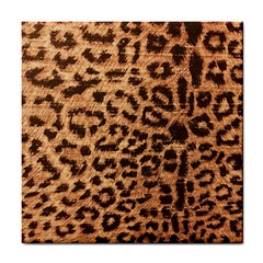 Leopard Print Animal Print Backdrop Tile Coasters by Nexatart
