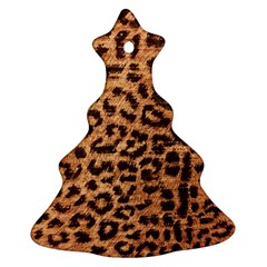 Leopard Print Animal Print Backdrop Ornament (christmas Tree)  by Nexatart