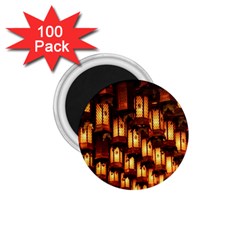 Light Art Pattern Lamp 1 75  Magnets (100 Pack)  by Nexatart