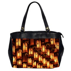 Light Art Pattern Lamp Office Handbags (2 Sides)  by Nexatart