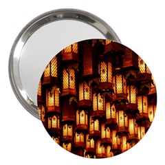 Light Art Pattern Lamp 3  Handbag Mirrors by Nexatart