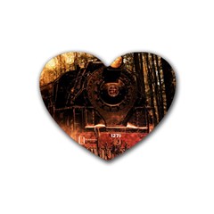 Locomotive Heart Coaster (4 Pack)  by Nexatart
