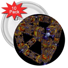 Machine Gear Mechanical Technology 3  Buttons (10 pack) 