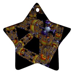Machine Gear Mechanical Technology Star Ornament (Two Sides)