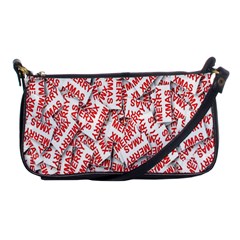 Merry Christmas Xmas Pattern Shoulder Clutch Bags by Nexatart