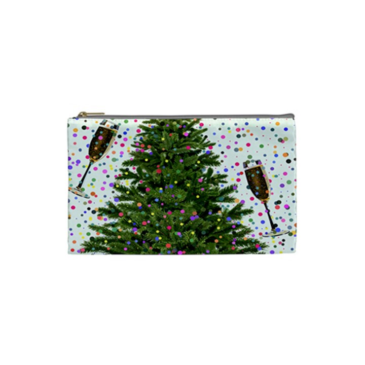 New Year S Eve New Year S Day Cosmetic Bag (Small) 