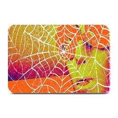 Orange Guy Spider Web Plate Mats by Nexatart